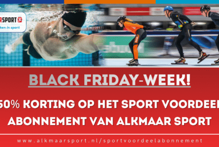 Black Friday deal bij zwembad Hoornse Vaart, ijsbaan De Meent en zwembad De Hout!