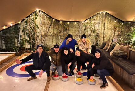 Party Curling blijkt verrassend fanatiek Teamuitje